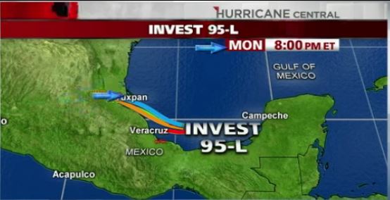Καταιγίδα σχηματίζεται στον Κόλπο του Μεξικού