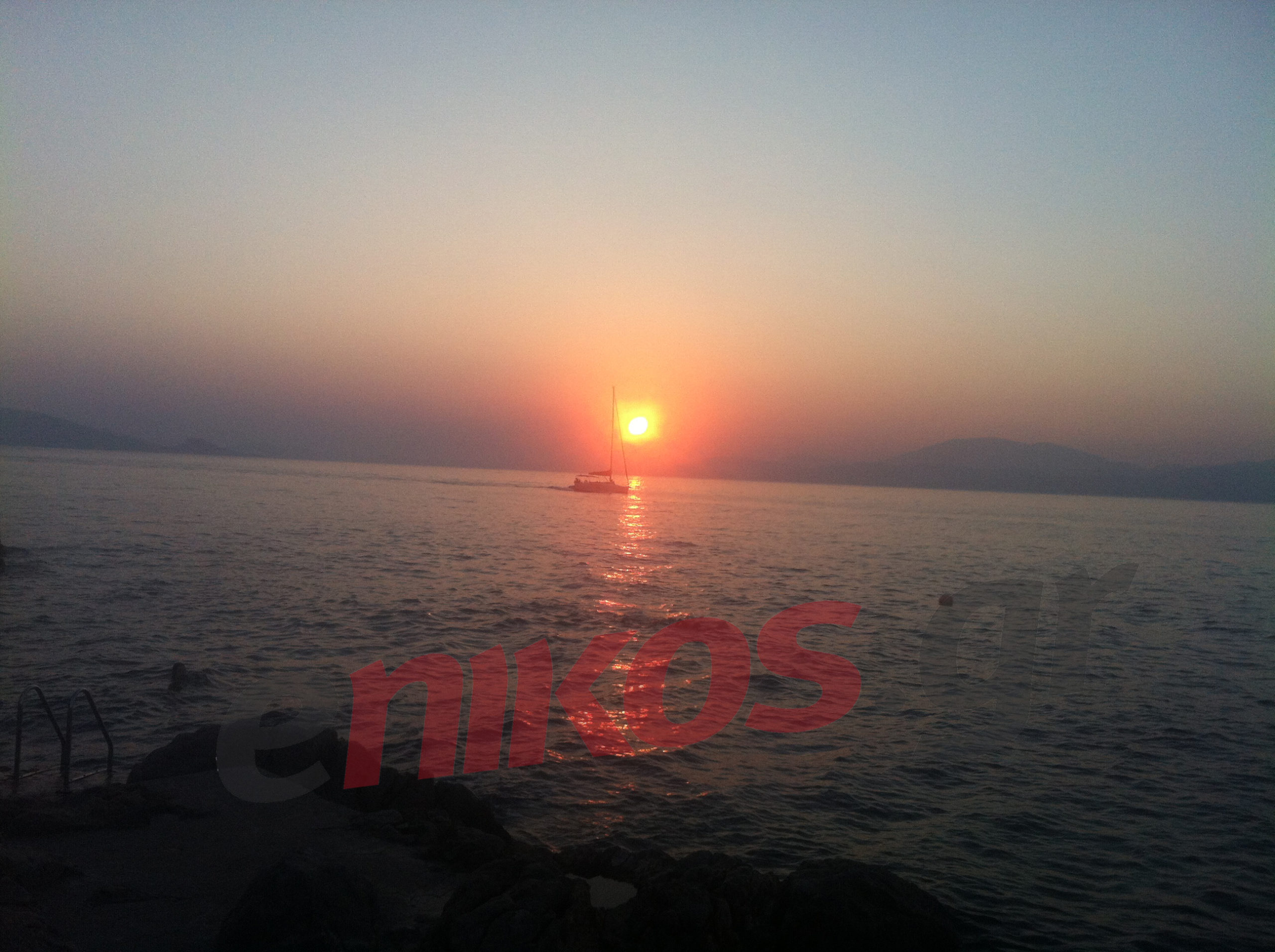 ΦΩΤΟ-Ηλιοβασίλεμα στην Ύδρα