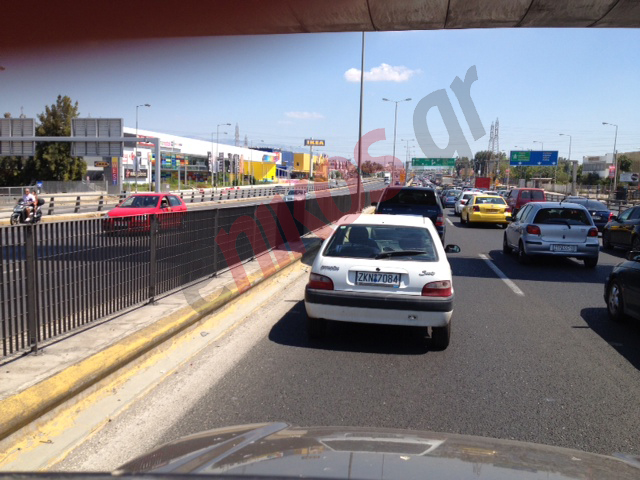 Μποτιλιάρισμα στην Εθνική