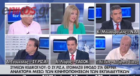 Τσουκαλάς: Η κυβέρνηση δημιουργεί εκρηκτικές καταστάσεις