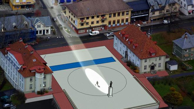 «Τεχνητός ήλιος» φωτίζει πόλη της Νορβηγίας