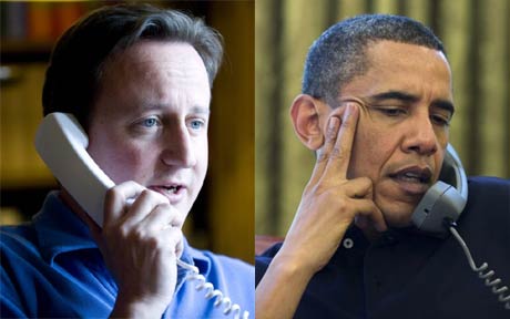Τηλεφωνική συνομιλία Ομπάμα-Κάμερον για τη Συρία