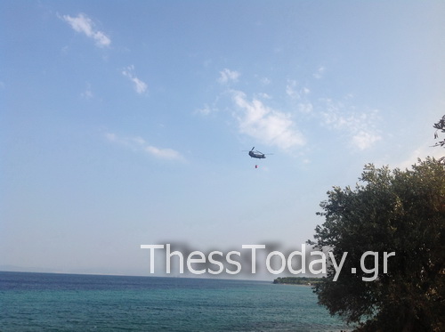 Βίντεο από ανεφοδιασμό Σινούκ στη Θάσο