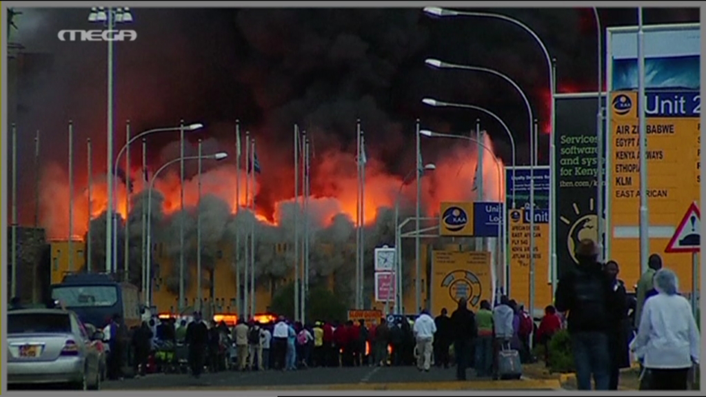 Η φωτιά στο αεροδρόμιο του Ναϊρόμπι