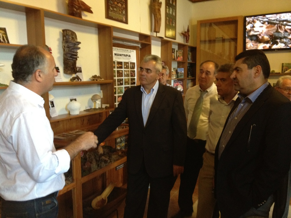 Ο Χαρακόπουλος στο «Μουσείο Μανιταριών»