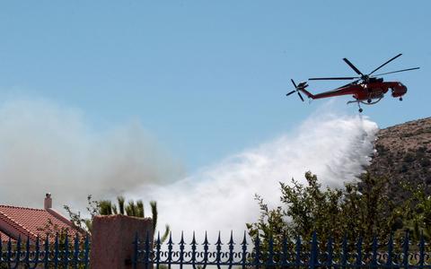 Μαραθώνας-Ζημιές σε σπίτια από την φωτιά