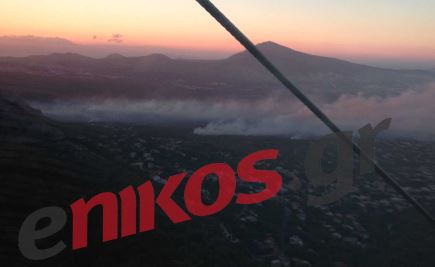 ΒΙΝΤΕΟ από τη φωτιά στην Βαρυμπόμπη