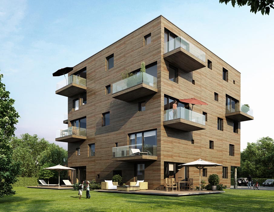 Ξύλινο κτίριο χωρίς χημικές ουσίες