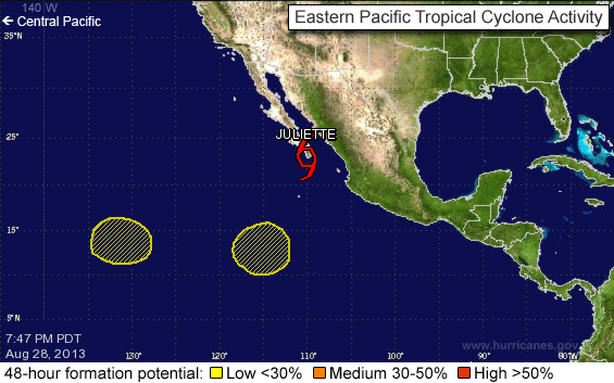 Τροπική καταιγίδα πλησιάζει το Μεξικό
