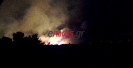 Νέο βίντεο από τη φωτιά