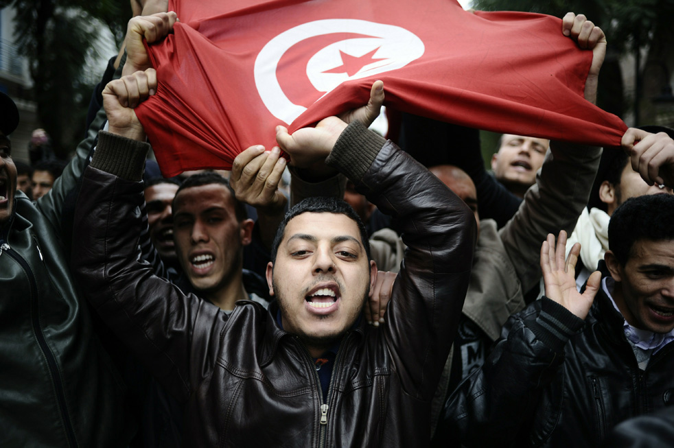 Μεγάλη συγκέντρωση στην Τυνησία