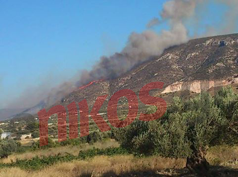 ΦΩΤΟ-Η φωτιά κατακαίει το βουνό