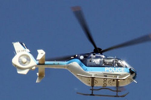 Λαβράκι έβγαλε το ελικόπτερο της ΕΛΑΣ