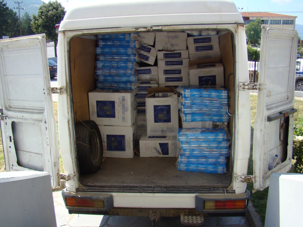 Φορτίο με λαθραία τσιγάρα στη Δράμα