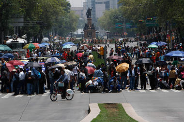 Διαμαρτυρίες εκπαιδευτικών στο Μεξικό