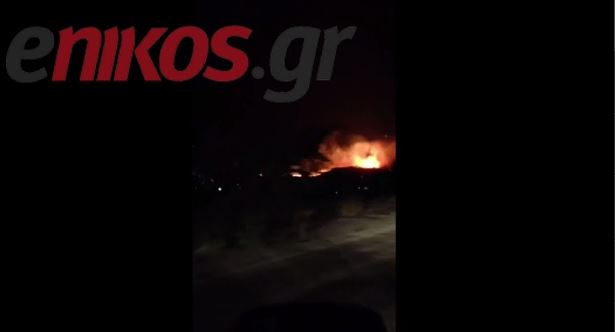 ΒΙΝΤΕΟ-Η φωτιά στην Άνδρο