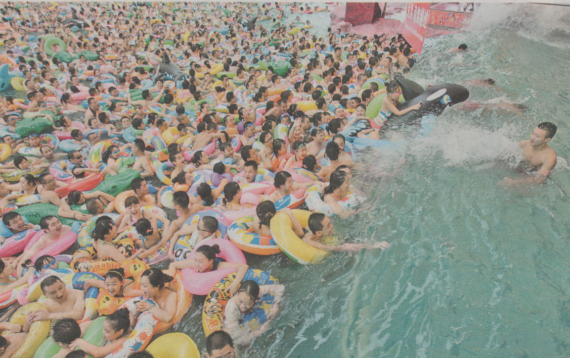 Οι Κινέζοι αναζητούν λίγη δροσιά
