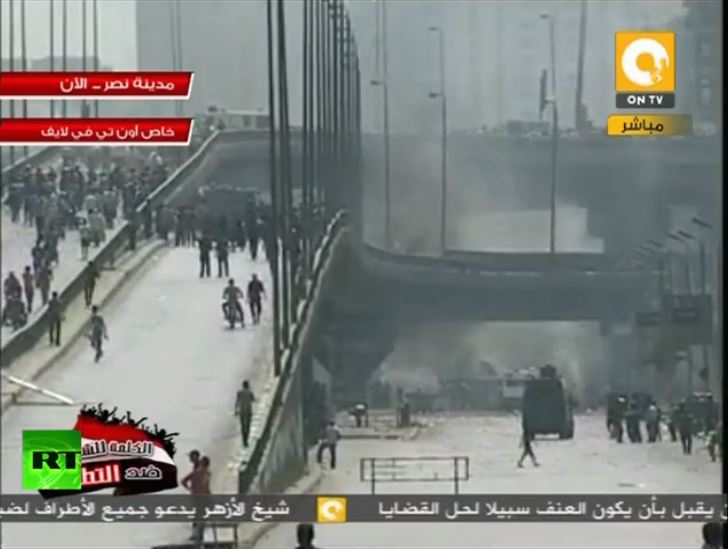 LIVE εικόνα από τις ταραχές στην Αίγυπτο