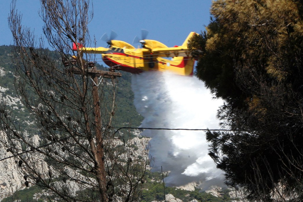 Περιορίστηκε η φωτιά στον Όλυμπο