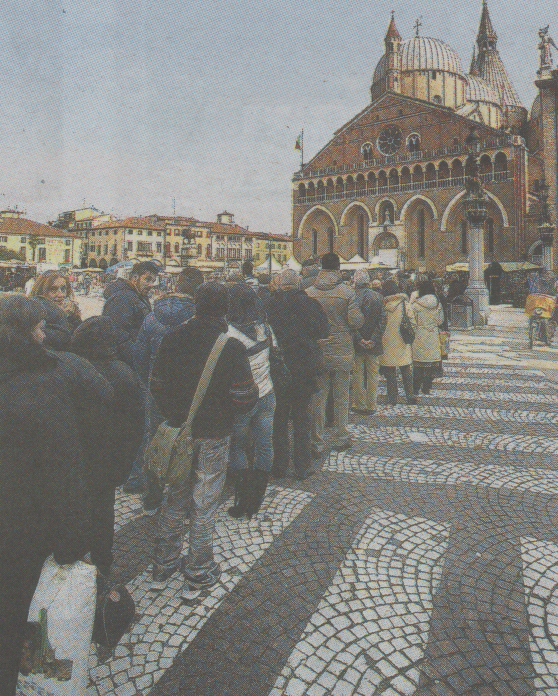 Οι Ιταλοί προσεύχονται για δουλειά