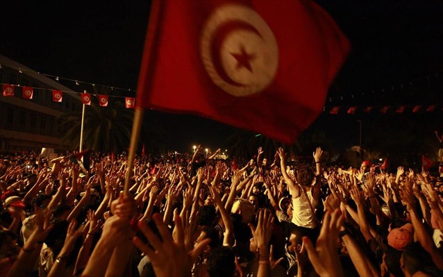 Μαζική διαδήλωση στην Τυνησία