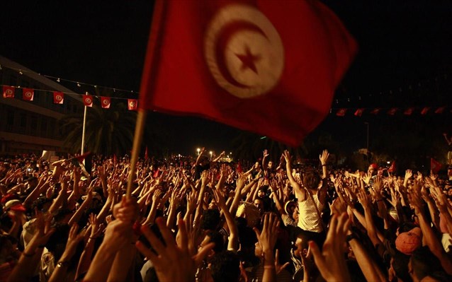 Μαζική διαδήλωση στην Τυνησία