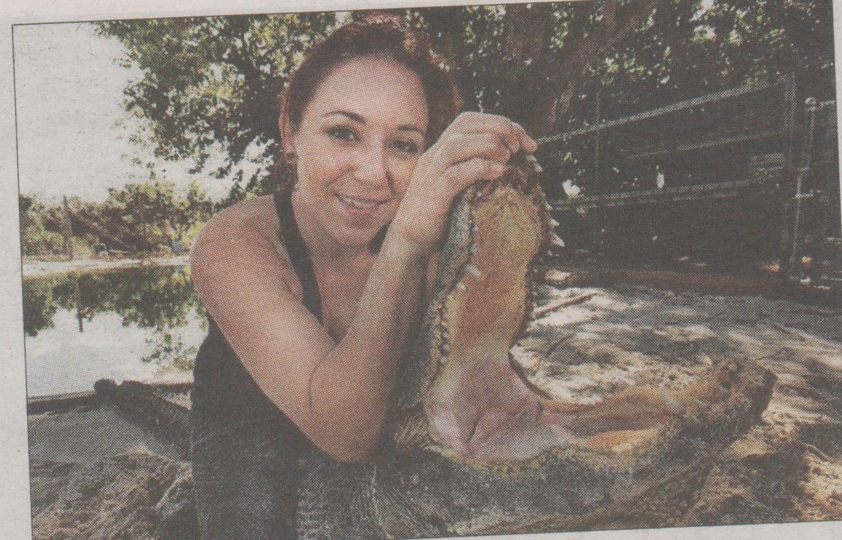 Η γυναίκα που «δαμάζει» κροκόδειλους