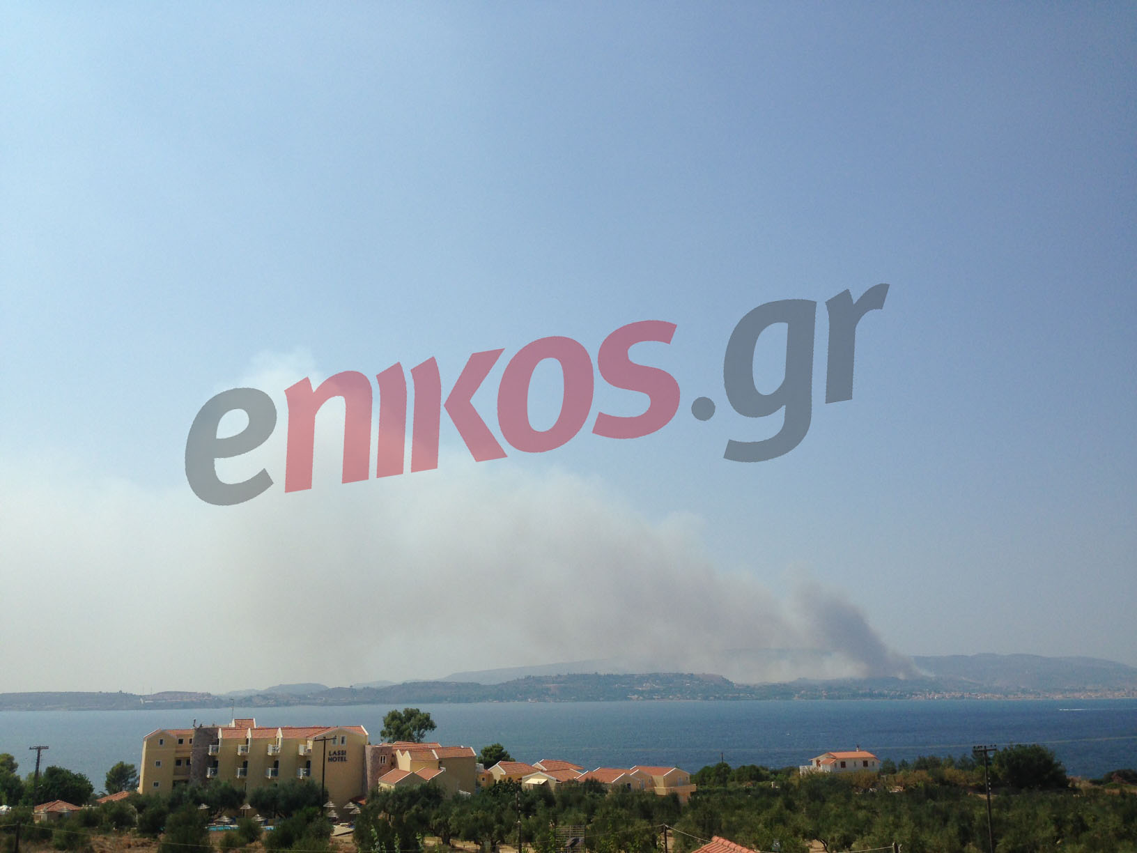 ΦΩΤΟ-Η φωτιά στην Κεφαλονιά