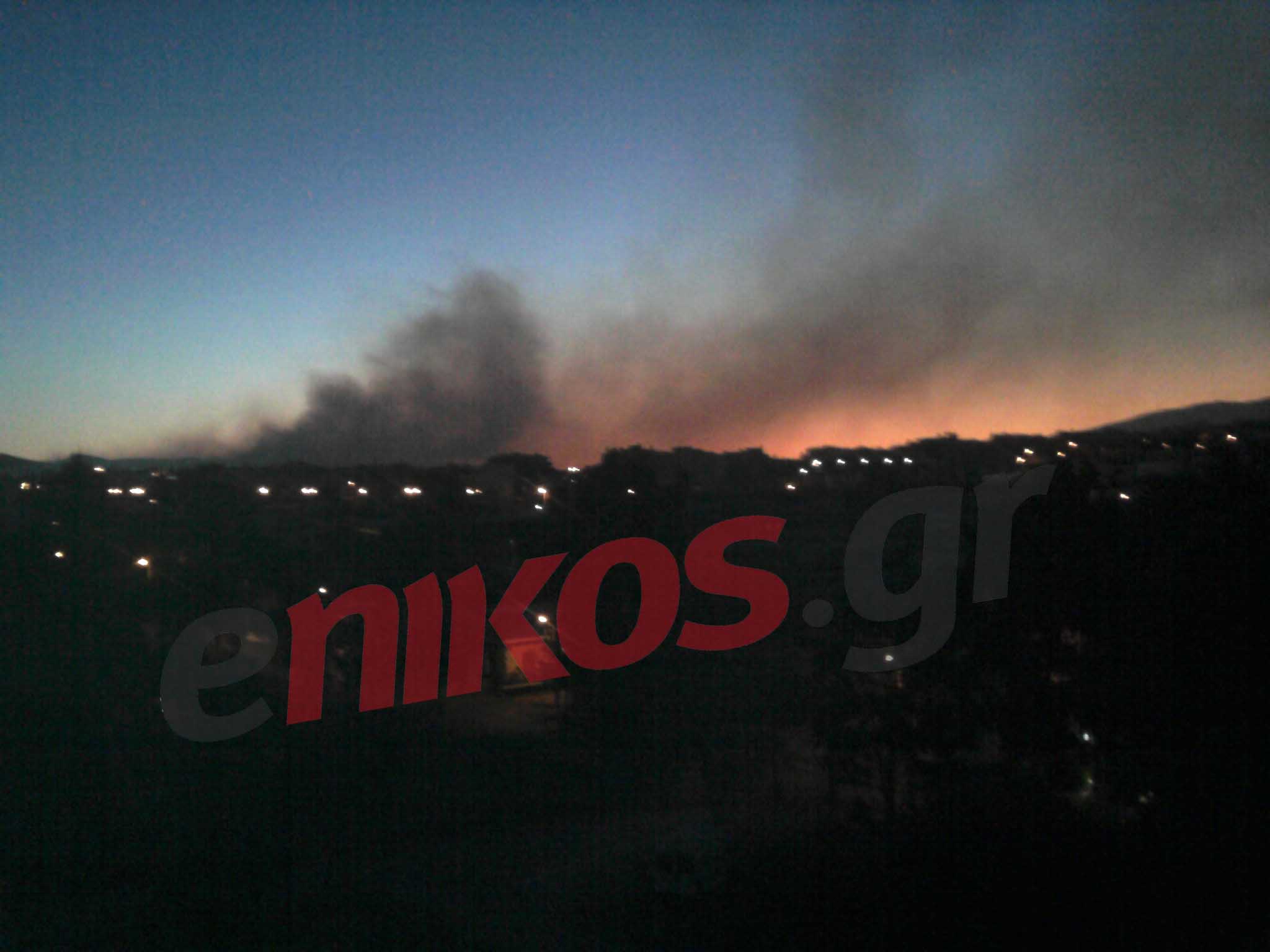 ΦΩΤΟ από την πυρκαγιά στην Βαρυμπόμπη