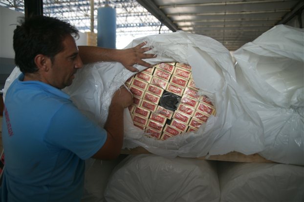 Κατασχέθηκαν 8.000 πακέτα λαθραίων τσιγάρων