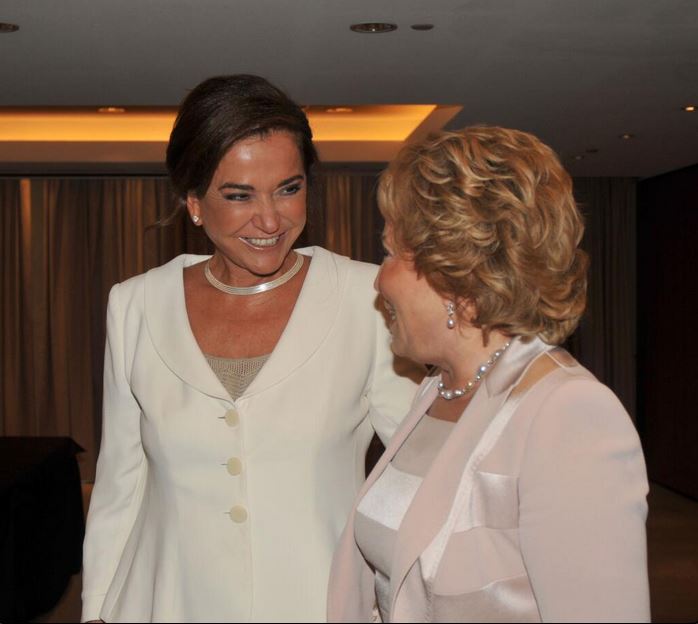 ΦΩΤΟ-Η συνάντηση της Μπακογιάννη με τη Ματβιένκο