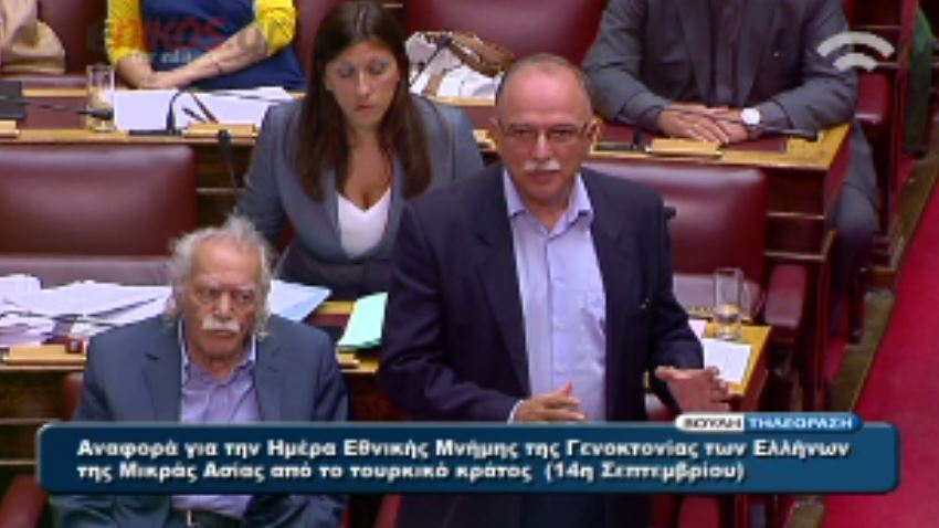 ΒΙΝΤΕΟ-Παπαδημούλης:Δεν δεχόμαστε μαθήματα από υμνητές του Χίτλερ