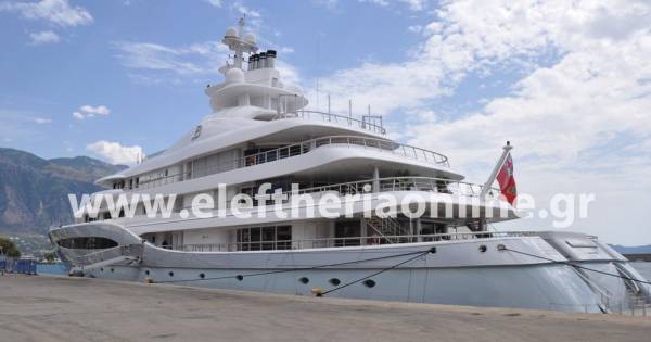 Θαλαμηγός Μεξικανού μεγιστάνα στην Καλαμάτα