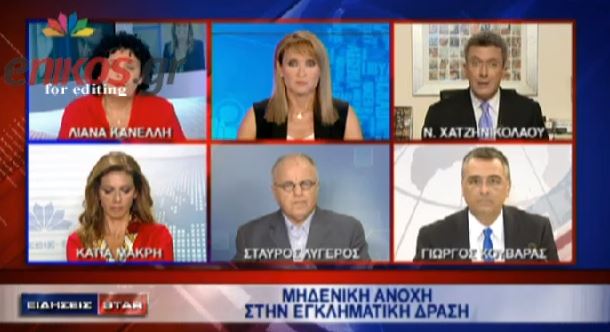 ΒΙΝΤΕΟ-Ο Νίκος Χατζηνικολάου για το βίντεο με τους “αγανακτισμένους” πίσω από τα ΜΑΤ