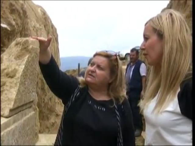 Η βουλευτής Σερρών Φ. Αραμπατζή σύμμαχος των ανασκαφών της Αμφίπολης