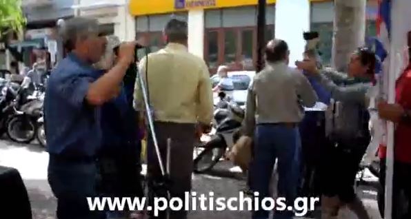 Χίος-Ένταση μεταξύ μελών του ΠΑΜΕ και του ΣΥΡΙΖΑ