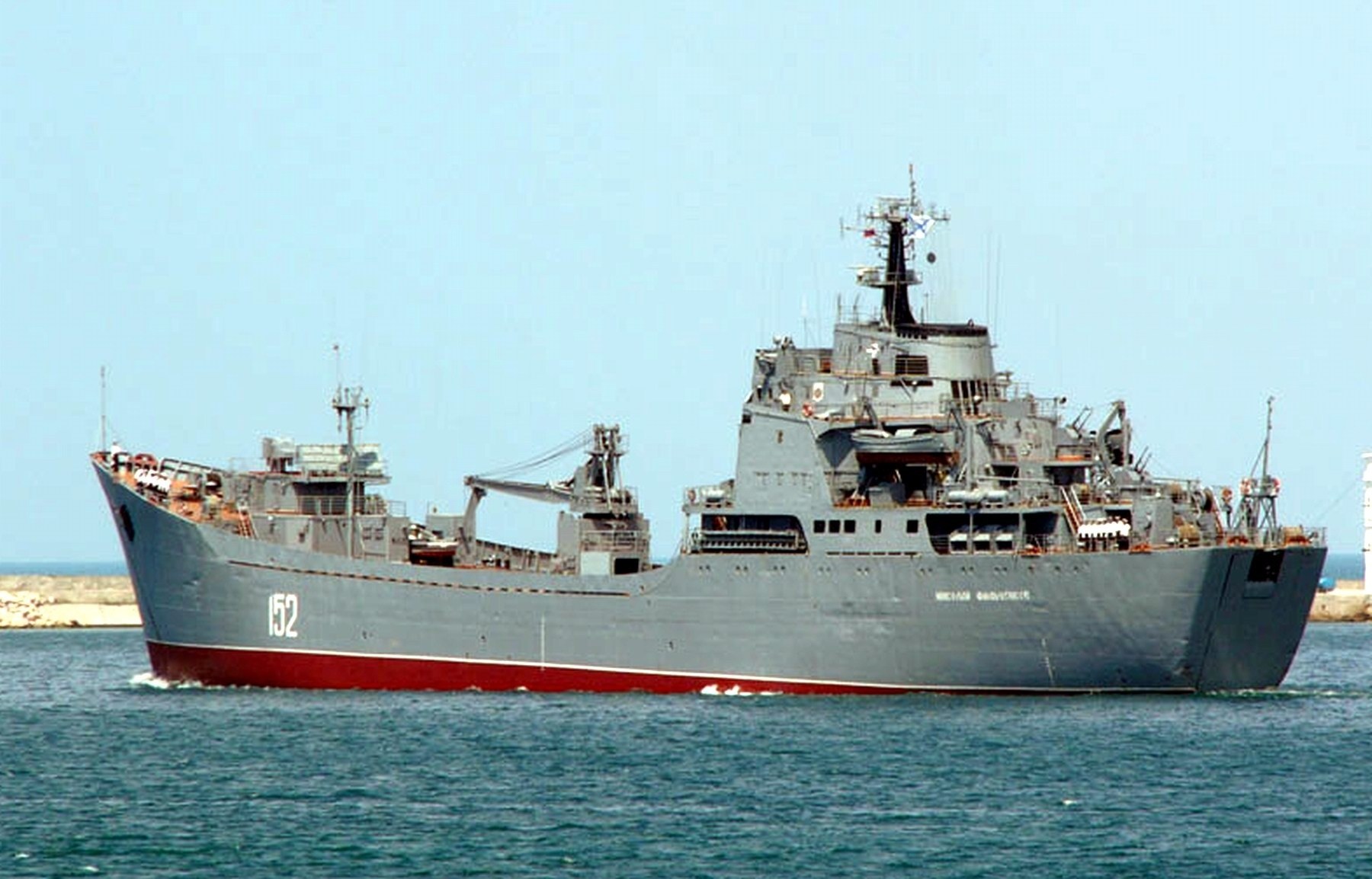 Το Nikolai Filchenkov ανοικτά της Συρίας