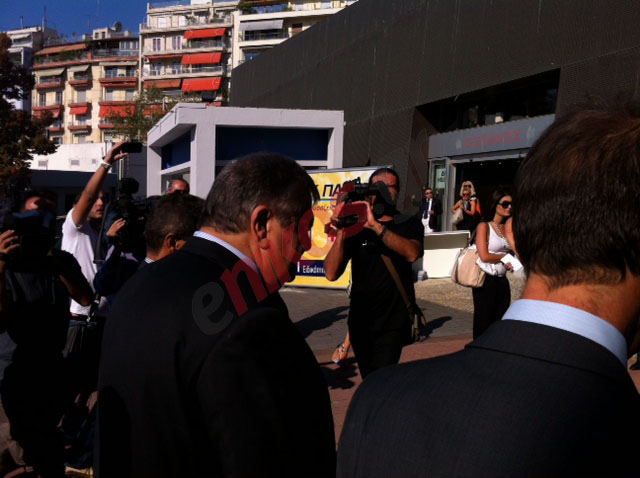 ΦΩΤΟ-Ο Βενιζέλος στη ΔΕΘ