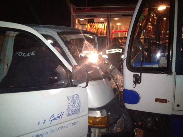 Σύγκρουση λεωφορείου με ΙΧ-Ένας τραυματίας