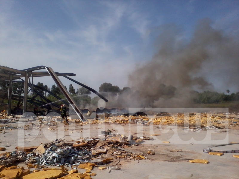 Πυρκαγιά σε συσκευαστήριο