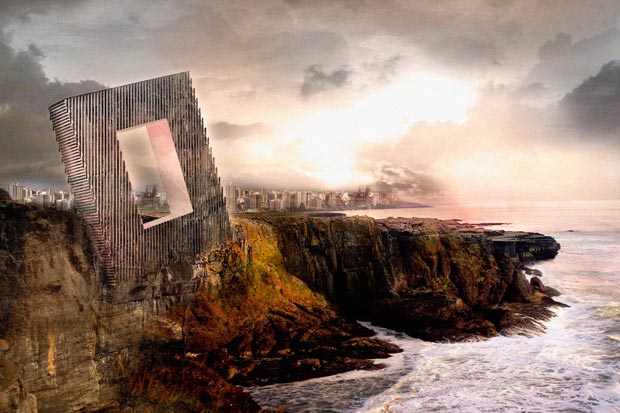 ΦΩΤΟ-Ξενοδοχείο… στην άκρη του βράχου