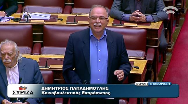 Παπαδημούλης: Η Χρυσή Αυγή είναι ο δράστης
