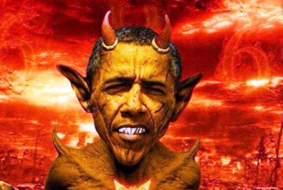 Βλέπουν τον Ομπάμα ως διάβολο