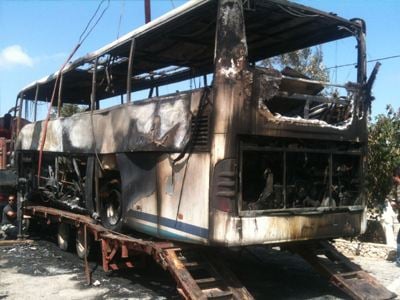 Κάηκε λεωφορείο του ΚΤΕΛ