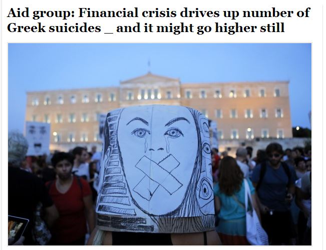 Washington Post: Οι αυτόχειρες θα αυξηθούν