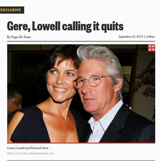 Χωρίζει ο Richard Gere