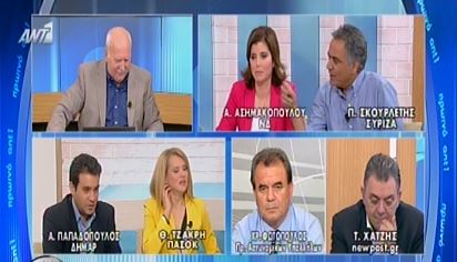 ΒΙΝΤΕΟ-Ένταση στον ΑΝΤ1