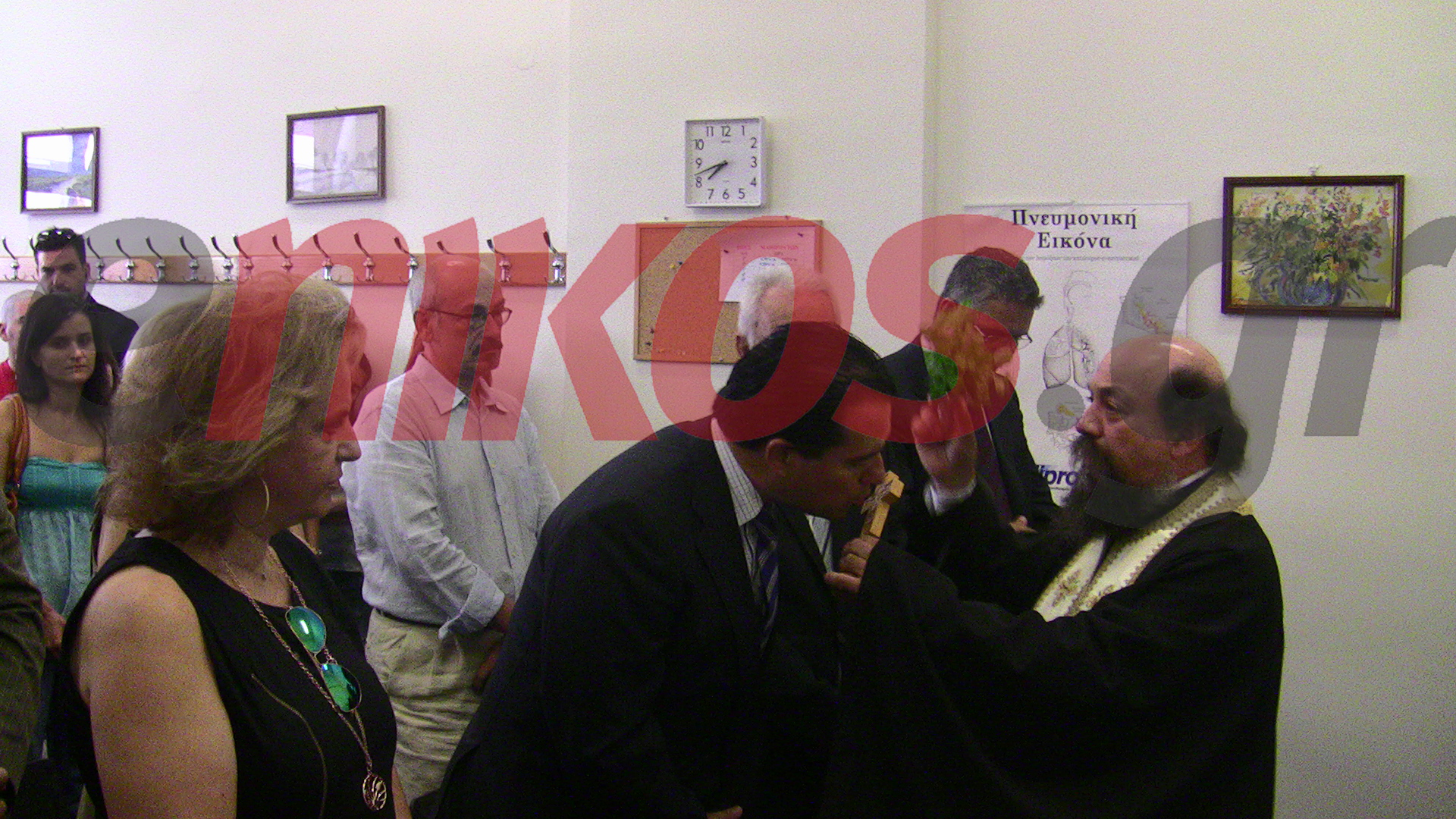 ΦΩΤΟ-Ο Άδωνις στον αγιασμό