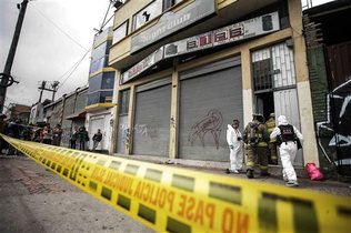 Έξι νεκροί σε μπαρ στην Κολομβία