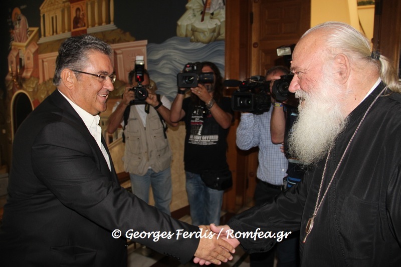 ΦΩΤΟ-Συνάντηση Ιερώνυμου-Κουτσούμπα